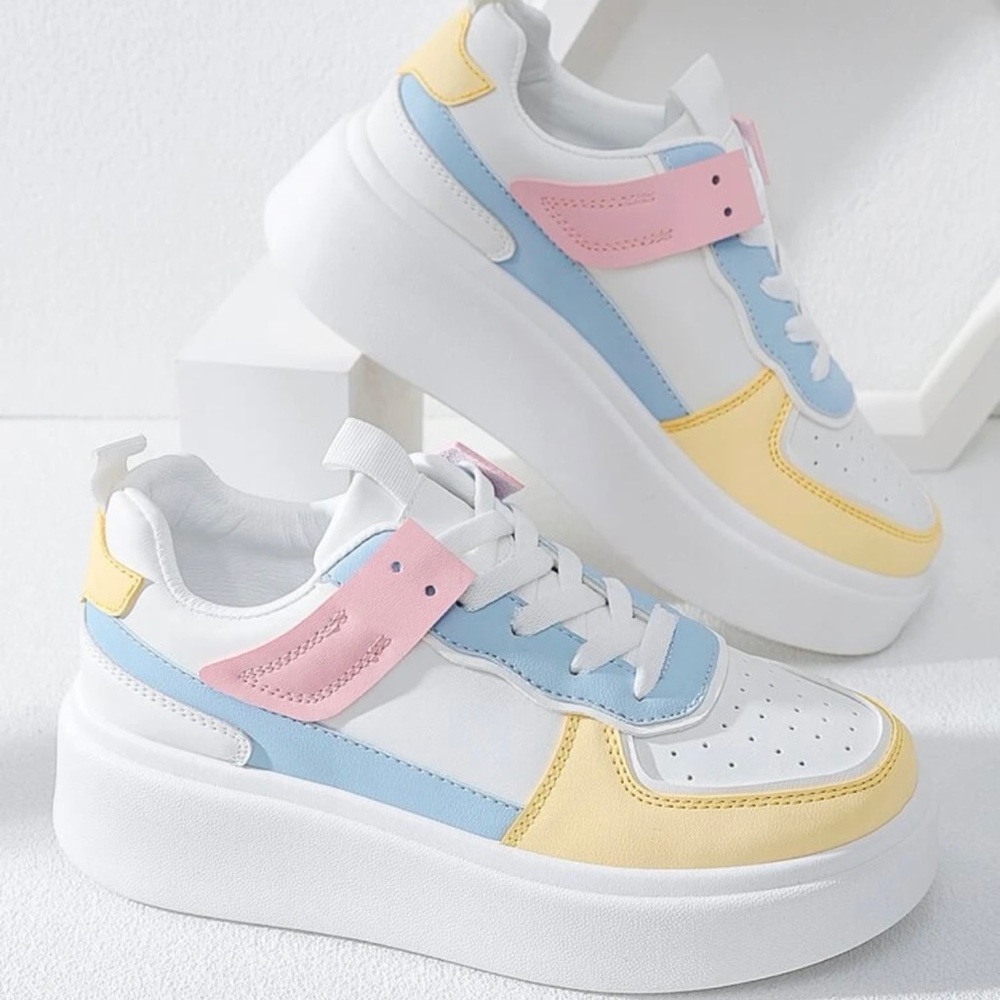 Color Splashed Air Force Shoes - Picture 3 of 3